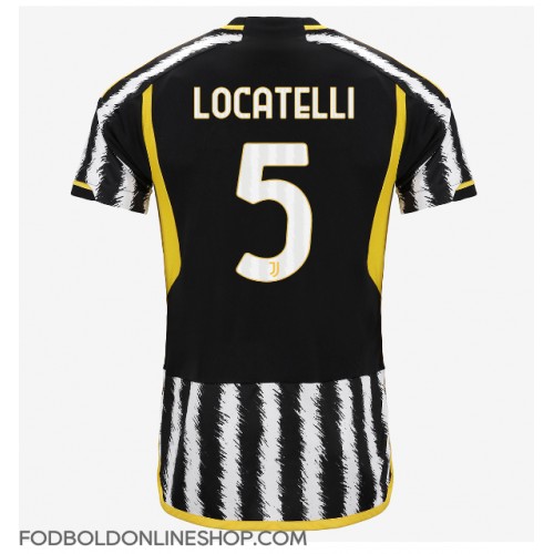 Juventus Manuel Locatelli #5 Hjemmebanetrøje 2023-24 Kortærmet